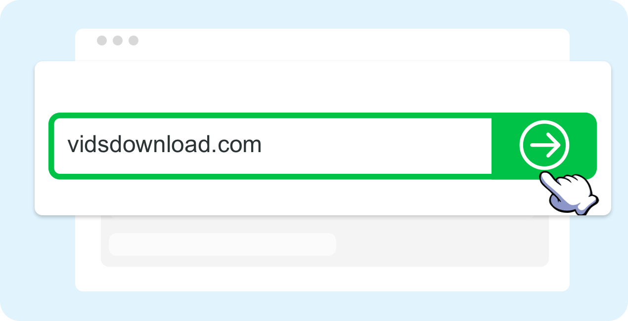 Plak de link op vidssave